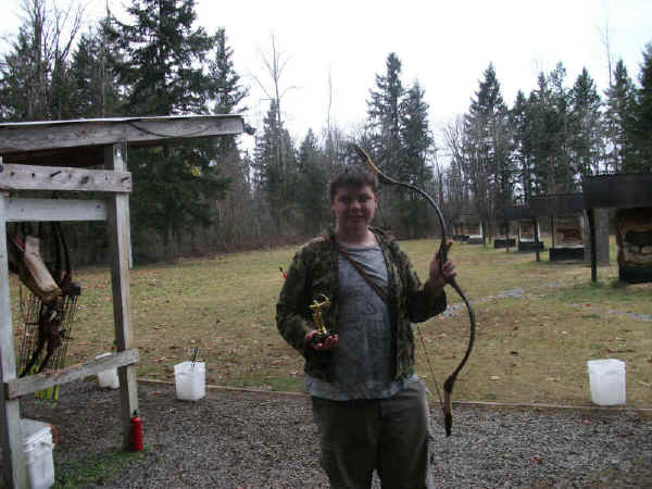 Noah with 1st place trophy February 2013